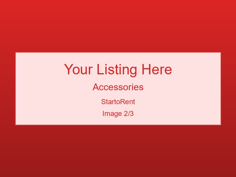 Affordable Accessories Rental