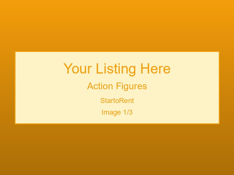 Premium Action Figures Rental