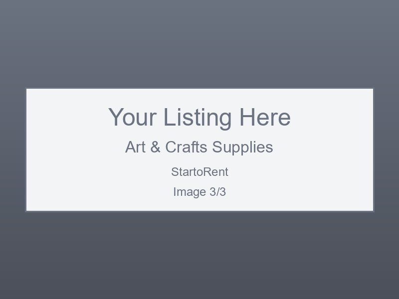 Top-Rated Art & Crafts Supplies Rental