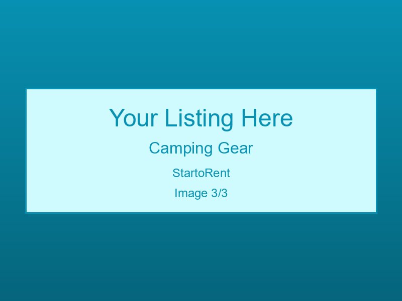 Premium Camping Gear For Rent