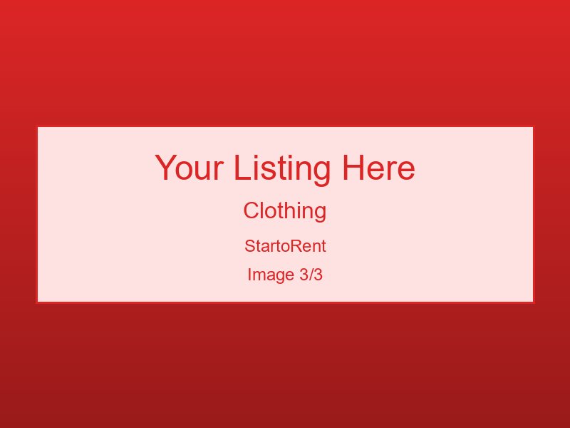 Professional Clothing Available