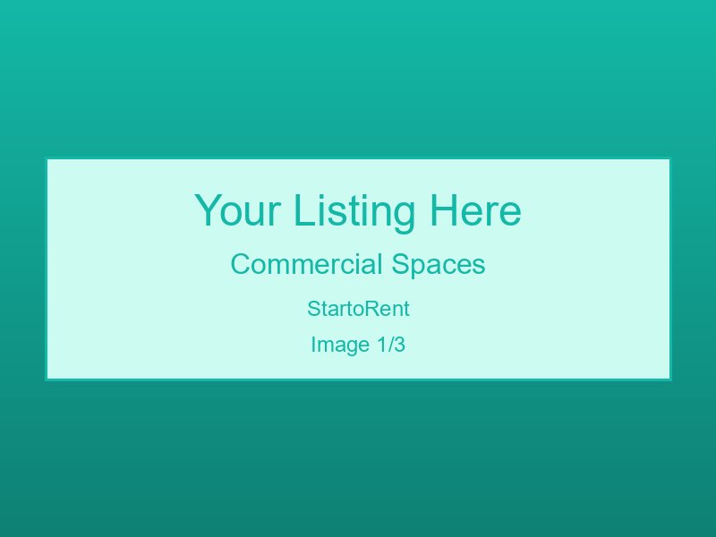 Premium Commercial Spaces For Rent