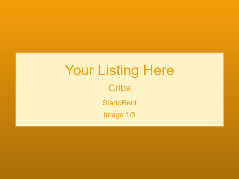 Premium Cribs For Rent