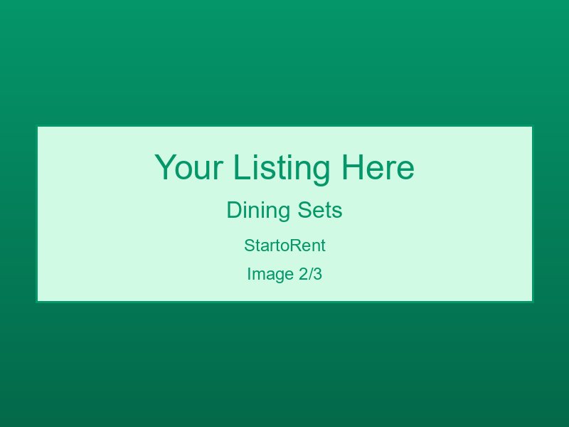 Affordable Dining Sets Available