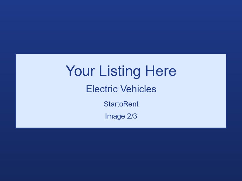 Premium Electric Vehicles Available
