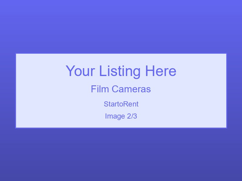 Professional Film Cameras Hire