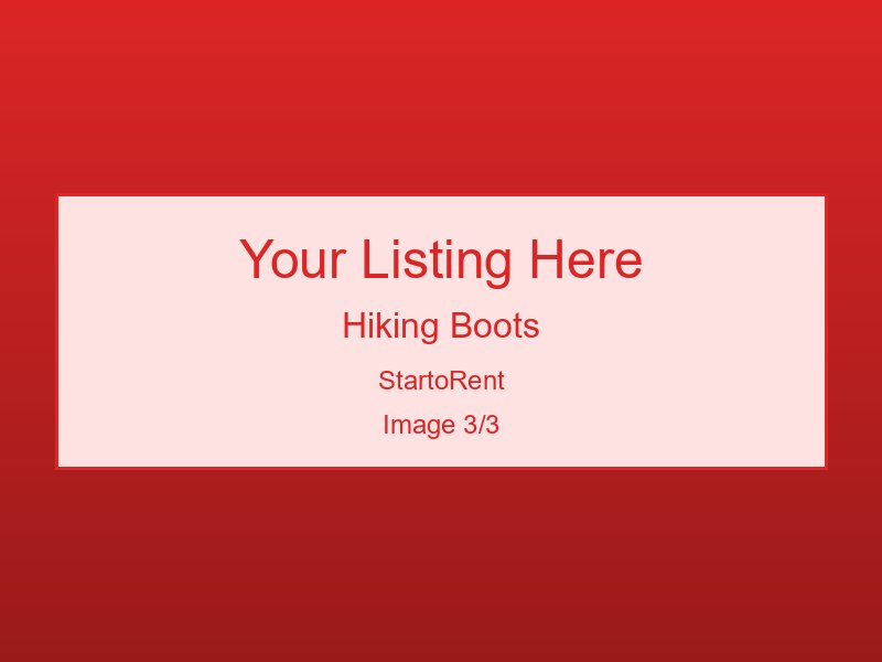 Premium Hiking Boots Rental
