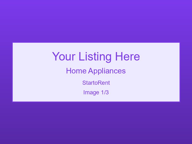 Affordable Home Appliances For Rent
