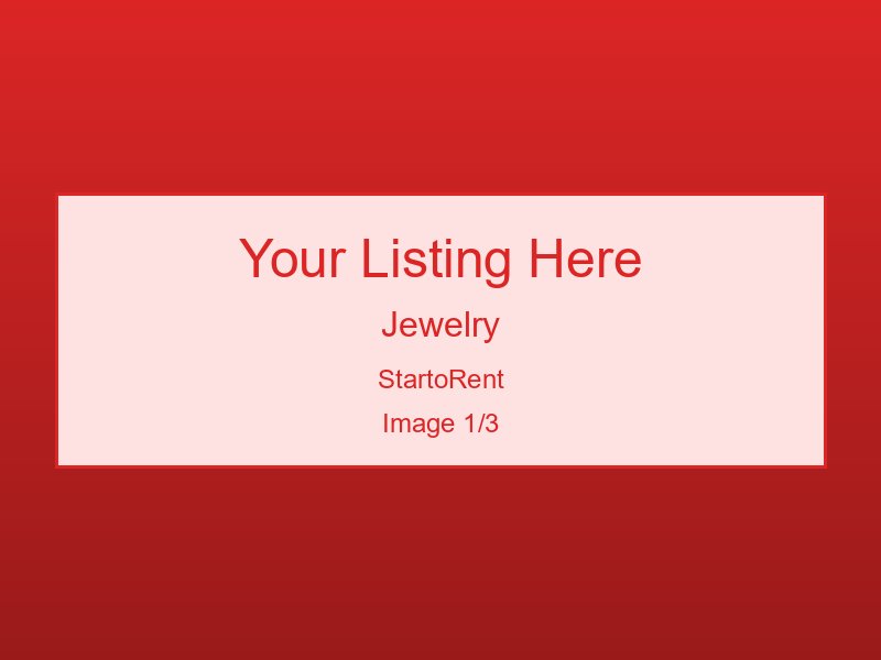 Professional Jewelry For Rent