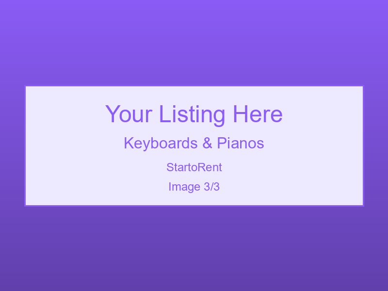 Professional Keyboards & Pianos For Rent