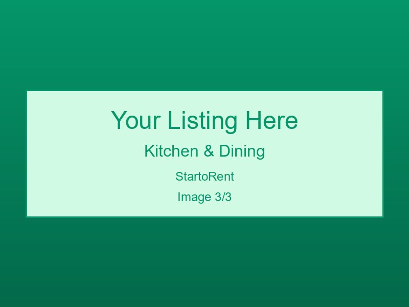 Premium Kitchen & Dining Rental