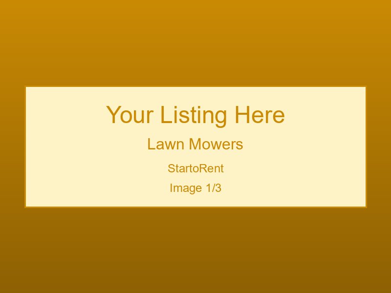 Quality Lawn Mowers Hire