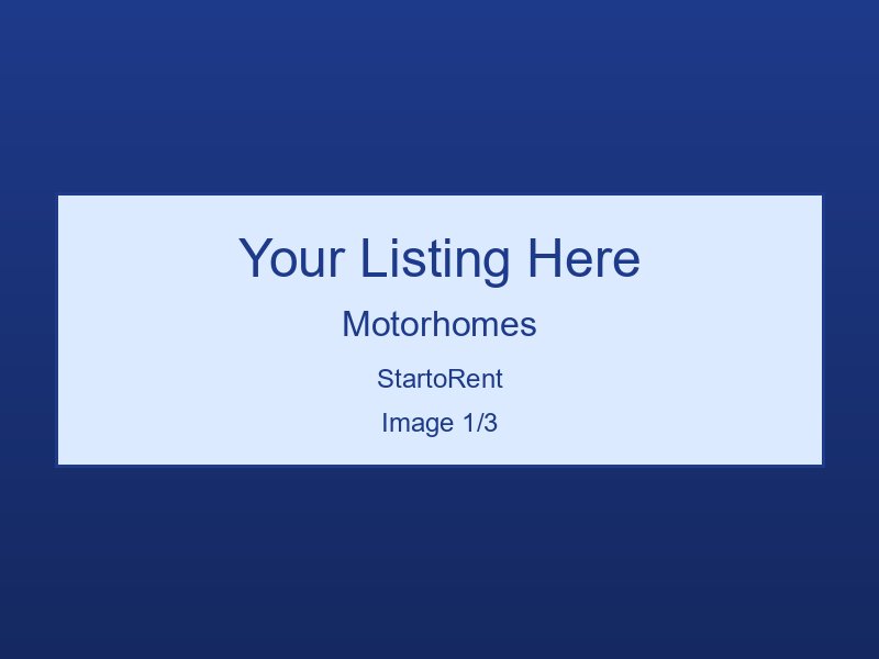 Premium Motorhomes Rental