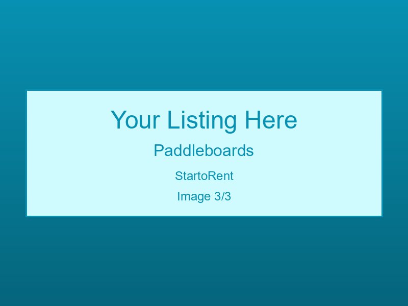 Professional Paddleboards For Rent