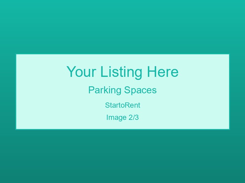 Professional Parking Spaces Available