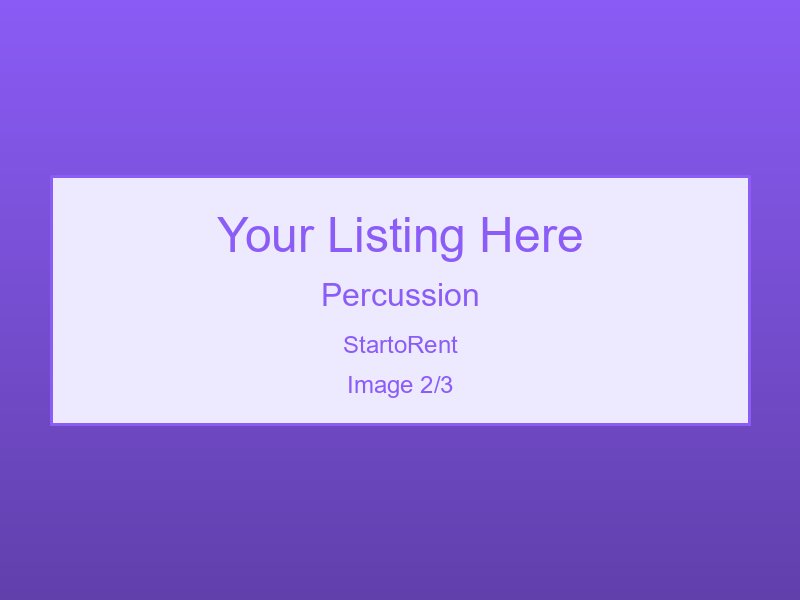 Quality Percussion For Rent