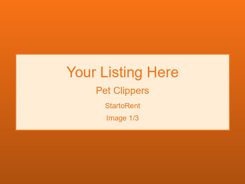 Affordable Pet Clippers For Rent