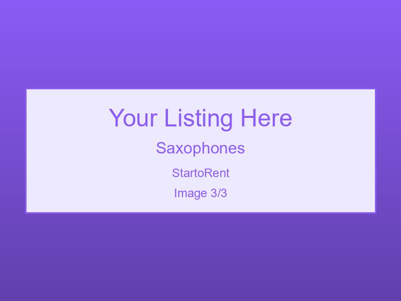Professional Saxophones Available