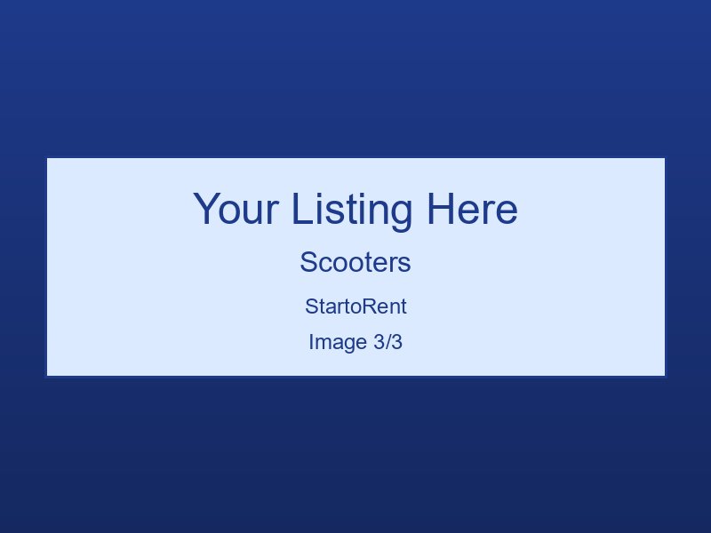 Professional Scooters Rental