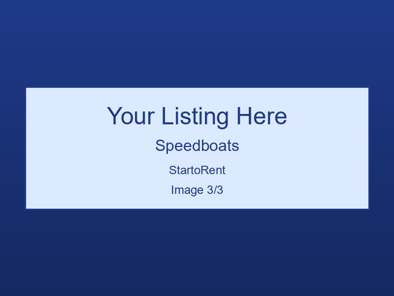 Top-Rated Speedboats Hire