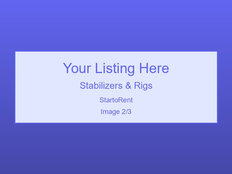 Quality Stabilizers & Rigs For Rent