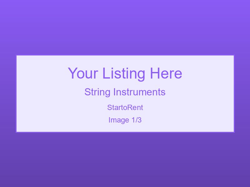 Affordable String Instruments For Rent
