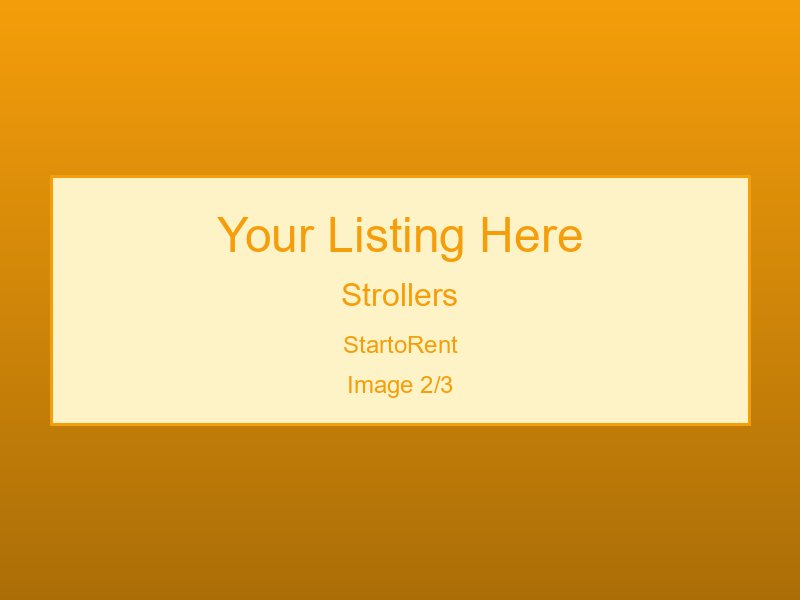 Quality Strollers Rental