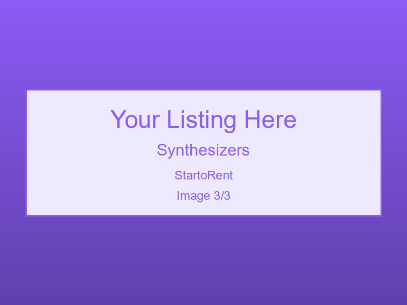 Professional Synthesizers Hire