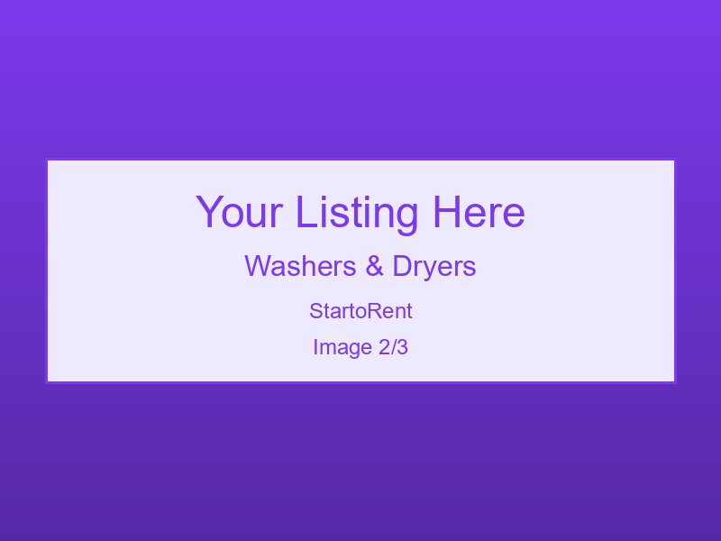 Affordable Washers & Dryers Available