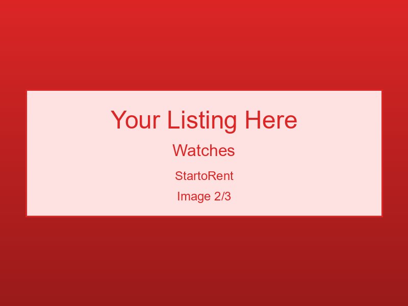 Quality Watches For Rent