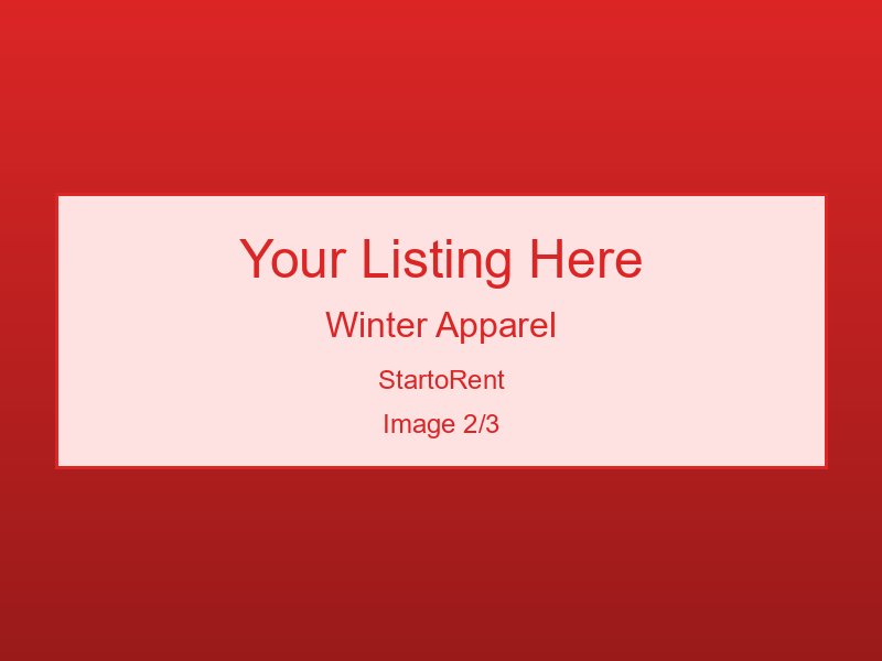 Quality Winter Apparel Available