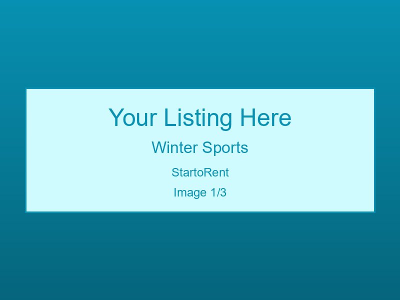 Affordable Winter Sports Rental