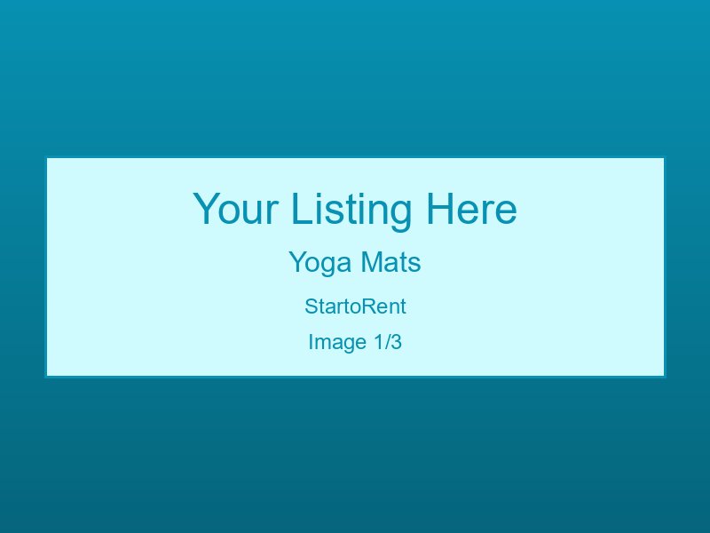 Premium Yoga Mats Rental